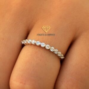 Rose Gold Floating Band Ring